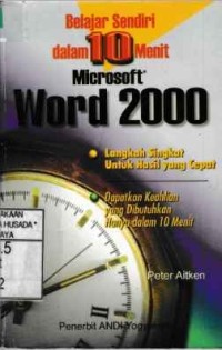 Bejalar dalam 10 Menit Microsoft Word 2000