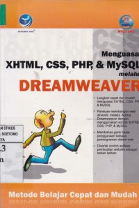 Menguasai XHTML, CSS, PHP, & MySQL melalui Dreamweaver