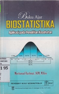 Buku Ajar Biostatistika : Aplikasi Pada Penelitian Kesehatan