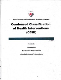 Condensed Classification of Health Interventions (CCHI)