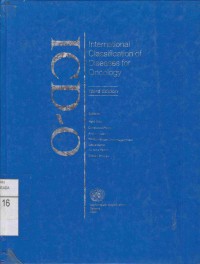 International Classification Of Diseases For Oncology (ICD - 0 ) Ed.3