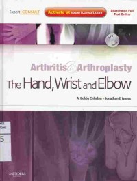 Arthritis & Arthroplasty : The Hand, Wrist and Elbow