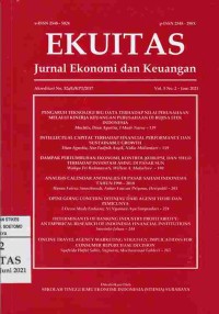 EKUITAS JUrnal Ekonomi Dan Keuangan Vol.5 No.2 Juni 2021