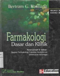 Farmakologi Dasar dan Klinik. Buku 3. Edisi 8