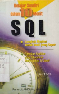 Belajar Sendiri dalam 10 Menit SQL