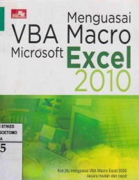 Menguasai VBA Macro Microsoft Excel 2010
