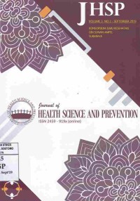 JHSP Journal Of Health Science And Prevention Vol.3 No.2 September 2019