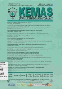 KEMAS Jurnal Kesehatan Masyarakat Vol.15 No.2 November 2019