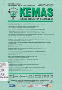 KEMAS Jurnal Kesehatan Masyarakat Vol.15,No.3,March 2020