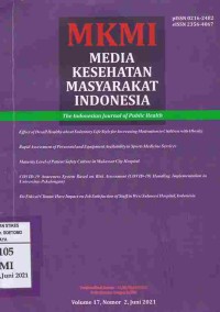 MKMI Media Kesehatan Masyarakat Indonesia Vol.17 No.2 Juni 2021