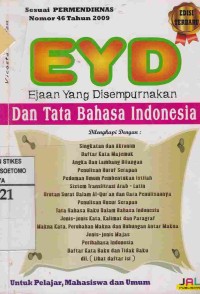EYD (Ejaan Yang Disempurnakan) dan Tata Bahasa Indonesia