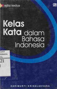 Kelas Kata dalam Bahasa Indonesia
