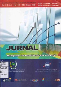 Jurnal Manajemen Informasi Kesehatan Indonesia Vol.10 No.2 Oktober 2022